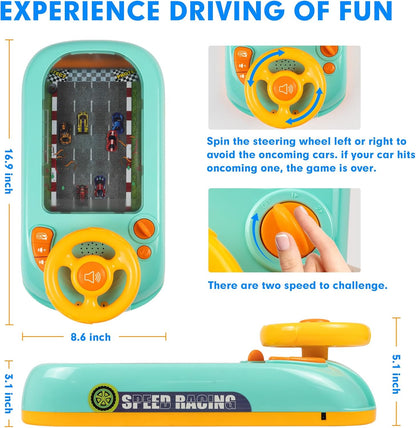 🚗 Musical Steering Wheel Driving Simulator Toy