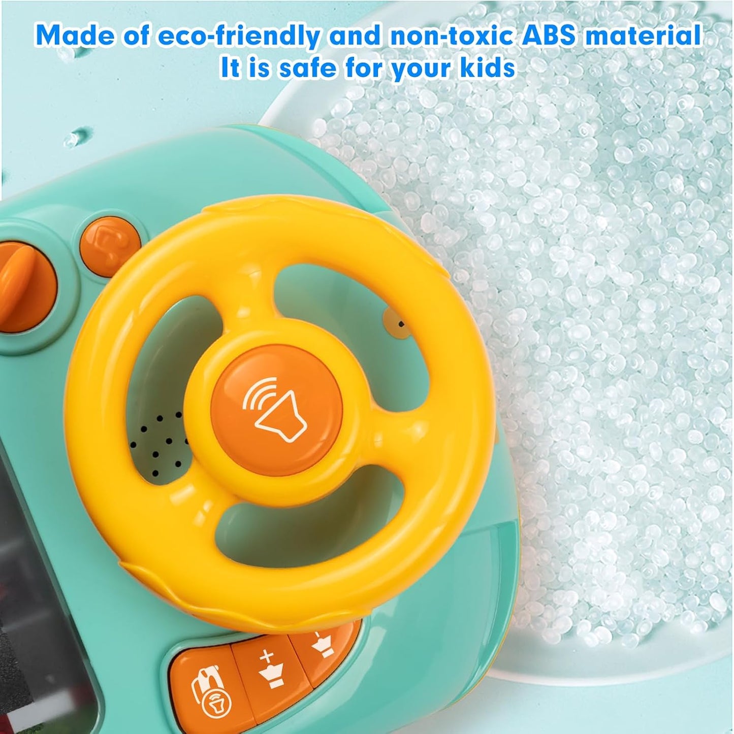 🚗 Musical Steering Wheel Driving Simulator Toy