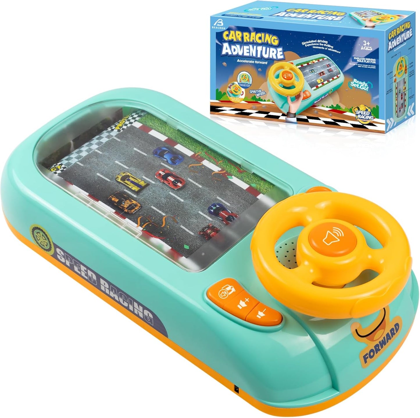 🚗 Musical Steering Wheel Driving Simulator Toy