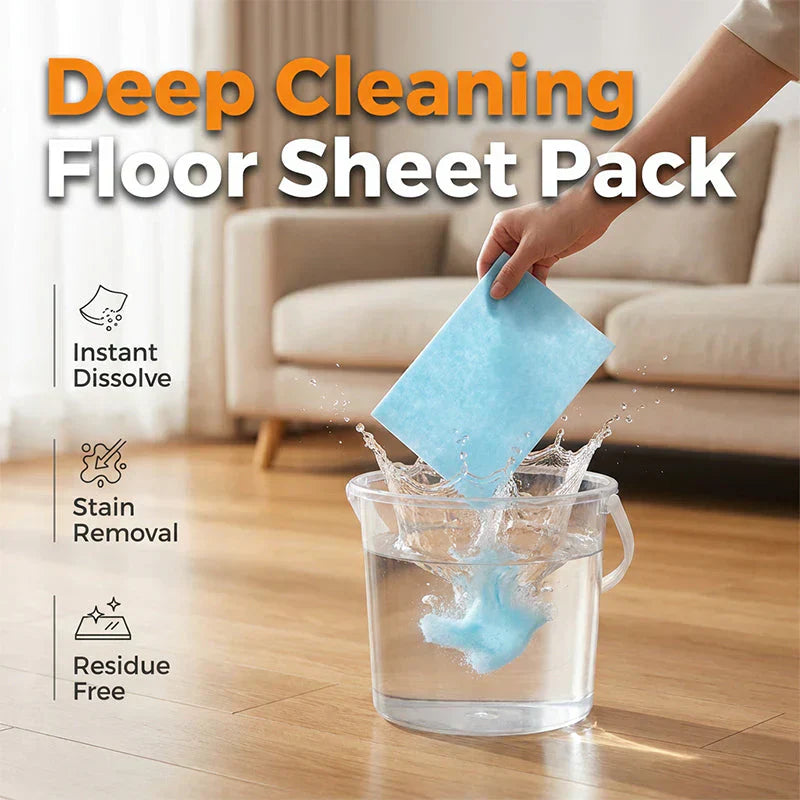 🔥Water-Soluble Floor Cleaning Sheets⏰30% Off Limited Time Sale